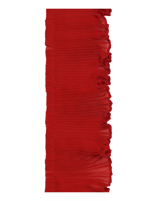 Gathered organdie fringe | AyB Hislabor