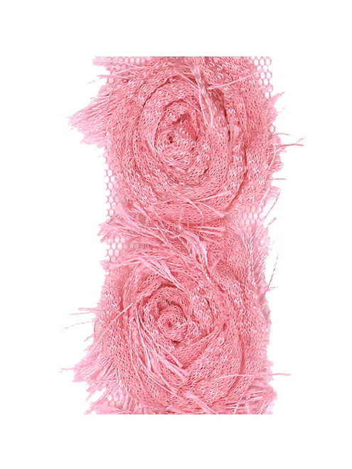 Flower satin tulle trim | AyB Hislabor