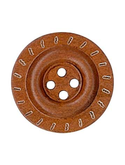 Botón madera pespunte 4H | AyB Hislabor