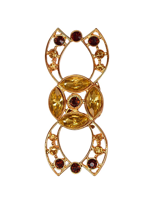 Broche metal crist strass | AyB Hislabor