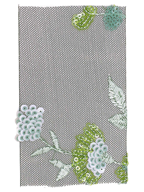 Tejido tul bordado lentej | AyB Hislabor