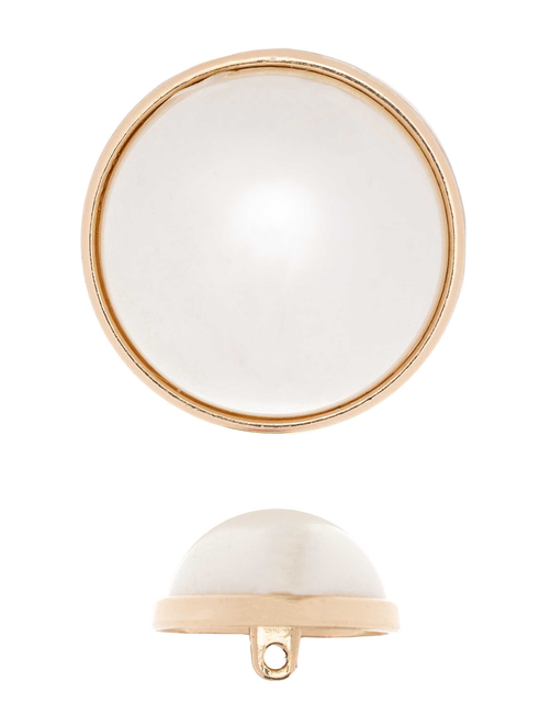 Botón metal perla pie Nfr | AyB Hislabor