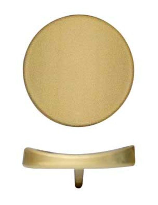 Botón metal liso conc pie | AyB Hislabor