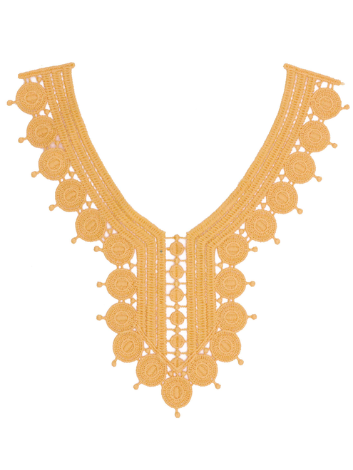 Cuello guipur bordado | AyB Hislabor