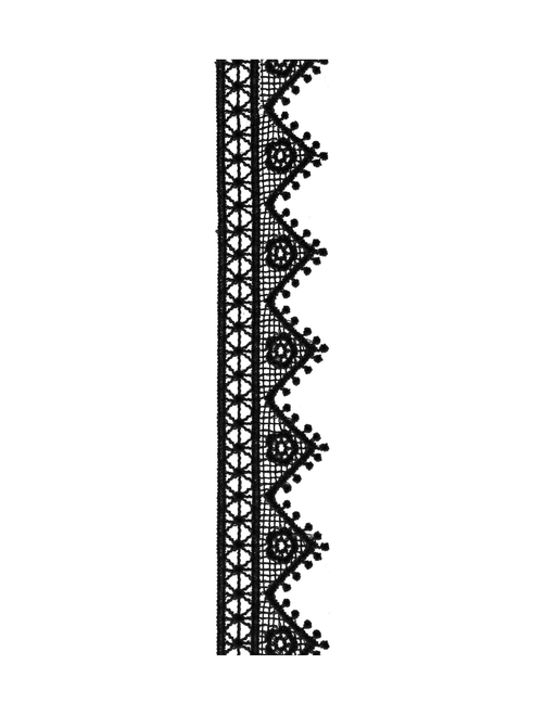 Poly guipure lace 30 mm. | AyB Hislabor