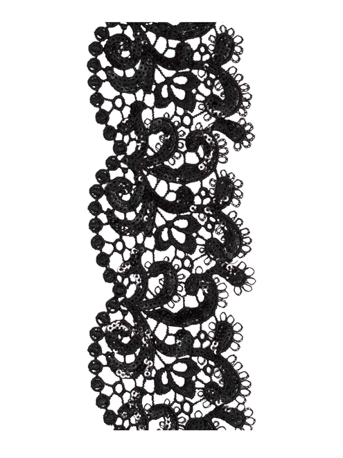 Guipur lentejuela transp | AyB Hislabor