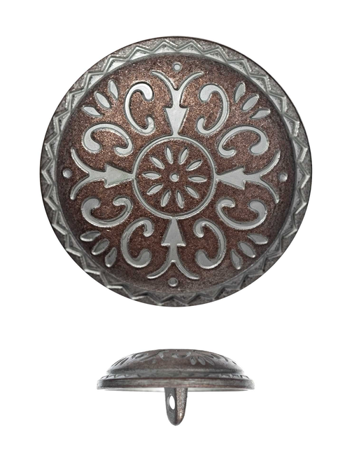 Botón metal cazoleta pie | AyB Hislabor