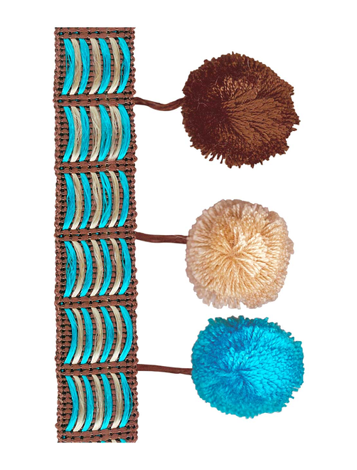 Rayon pom pom fringe | AyB Hislabor