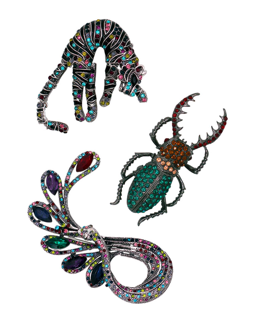 Broche pedrería animal | AyB Hislabor