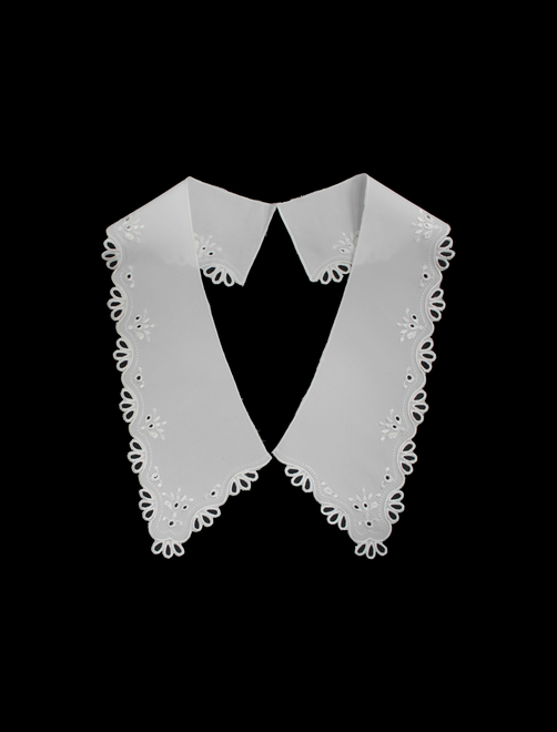 Cuello bordado algod-poly | AyB Hislabor