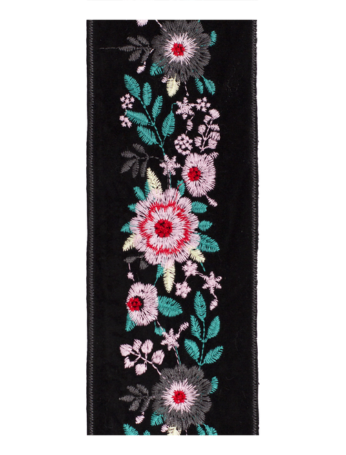 Galón bordado flores | AyB Hislabor