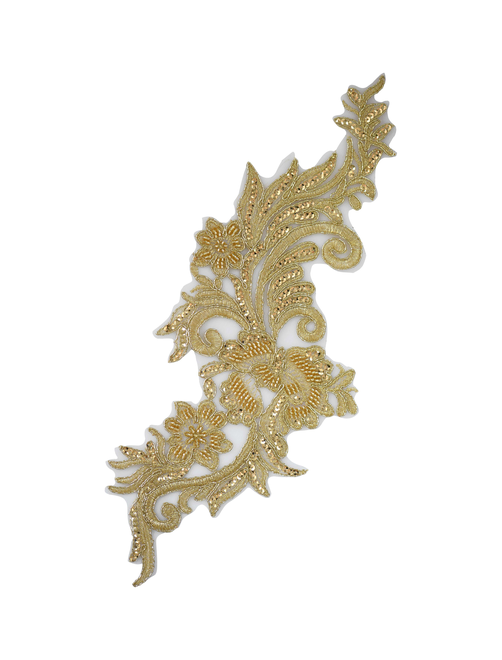 Aplique bordado metalizad | AyB Hislabor