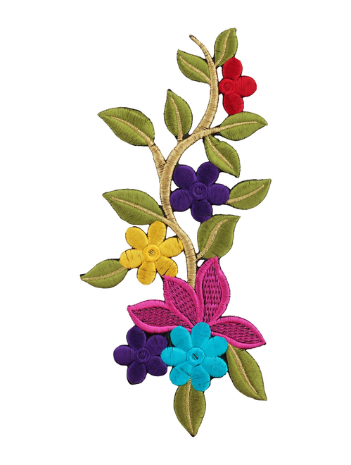 Aplique flor bordada term | AyB Hislabor