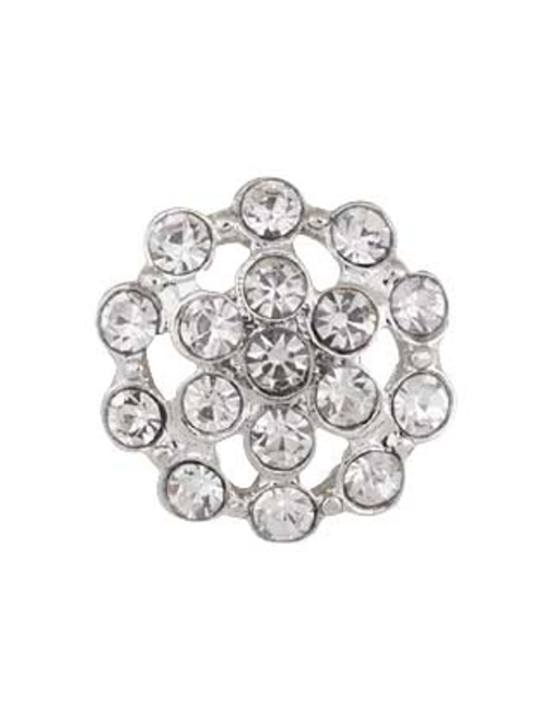 Crystal metal button 18mm | AyB Hislabor