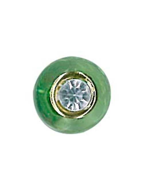 Botón pie acril aro dorad | AyB Hislabor