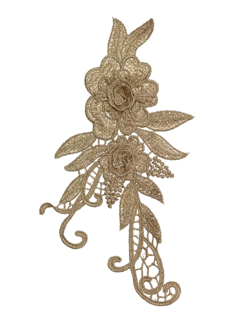 Aplique guipur metal par | AyB Hislabor