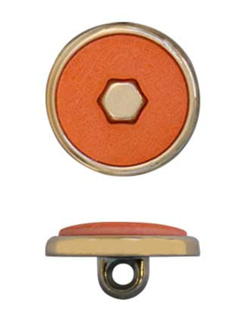 Botón 2pzs metalizado pie | AyB Hislabor