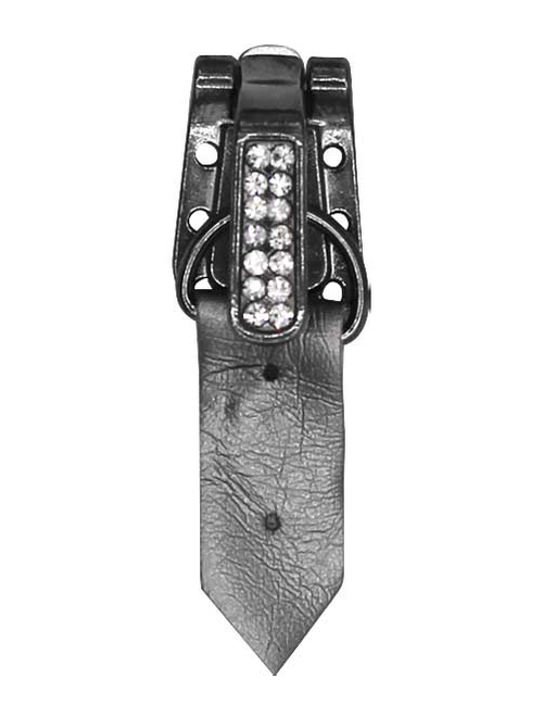 Zamak strass leathr clasp | AyB Hislabor