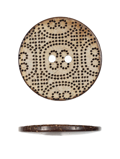 Botón coco láser 2 aguj. | AyB Hislabor