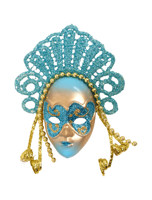 Broche máscara arlequín | AyB Hislabor