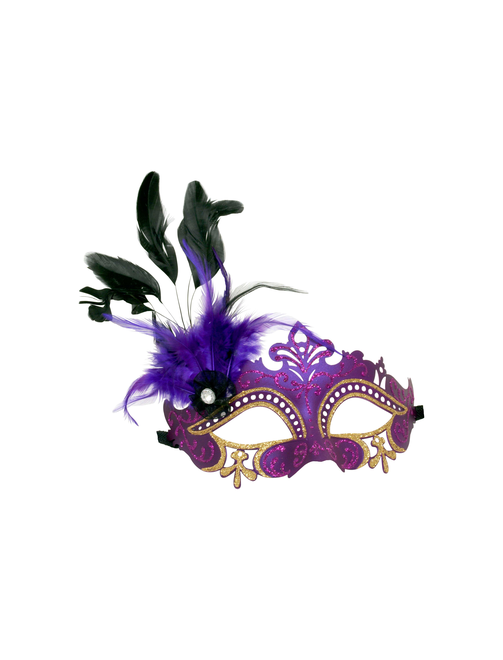 Fancy mask with feathers | AyB Hislabor