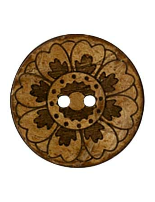 Botón coco labrado 4 aguj | AyB Hislabor