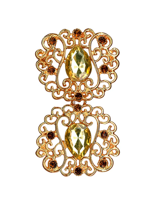 Broche metal crist strass | AyB Hislabor