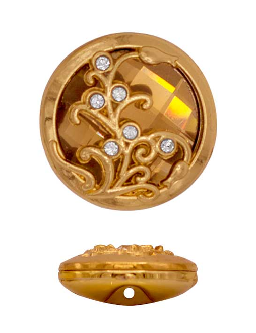 Crystal metal button | AyB Hislabor