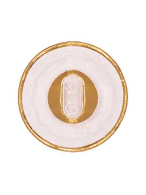 Botón acrl aro dorado 2ag | AyB Hislabor