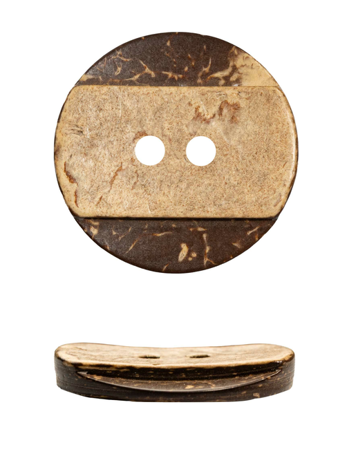 Botón coco labrado 2 aguj | AyB Hislabor