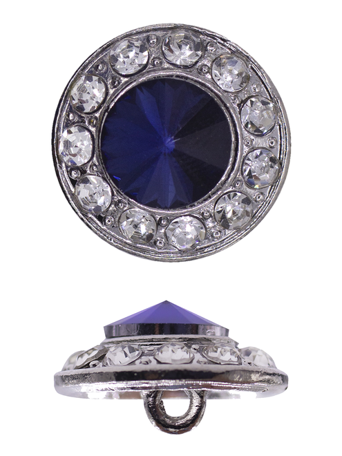 Strass metal shank button | AyB Hislabor