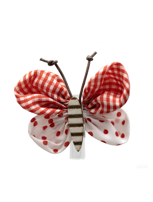 Fabric butterfly with peg | AyB Hislabor