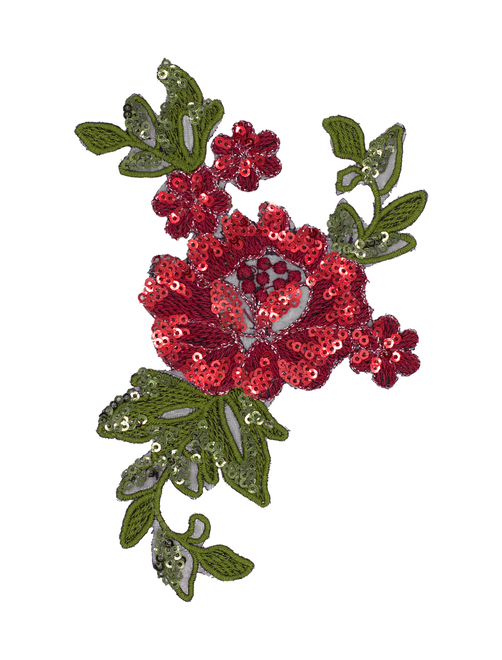 Motivo bordado temo flor | AyB Hislabor