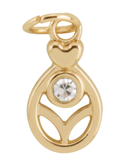 Strass zipper puller N.F. | AyB Hislabor