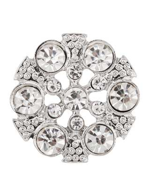 Crystal metal button 23mm | AyB Hislabor