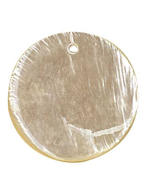 Nacre double pendant 30mm | AyB Hislabor