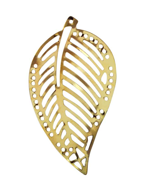 Leave metal pendant | AyB Hislabor