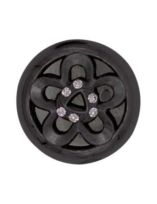 Crystal metal button | AyB Hislabor