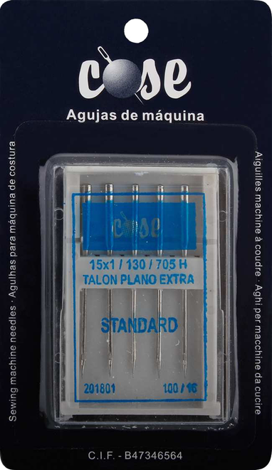 Aguj máquina T/plano 5un | AyB Hislabor