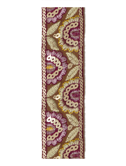 Galón bordado ondas | AyB Hislabor