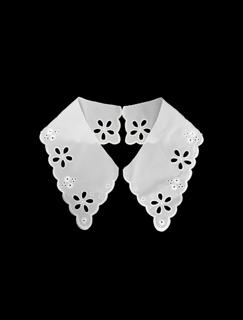 Cuello bordado algod-poly | AyB Hislabor