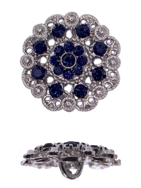 Strass metal shank button | AyB Hislabor