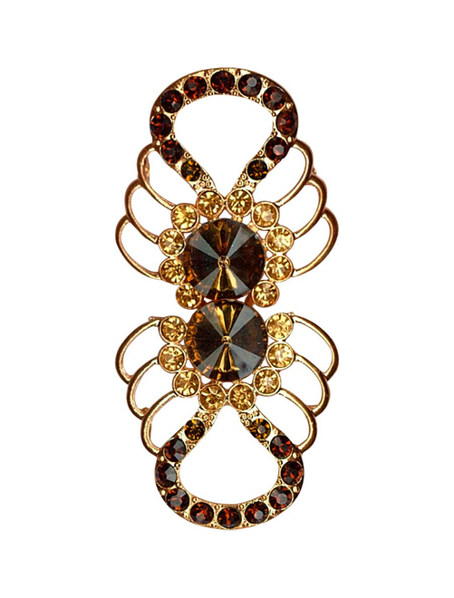 Broche metal crist strass | AyB Hislabor