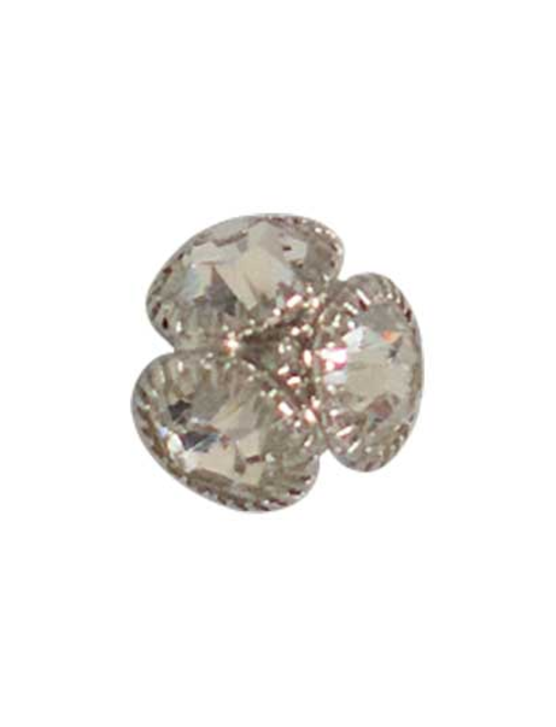 Crystal metal button 11mm | AyB Hislabor