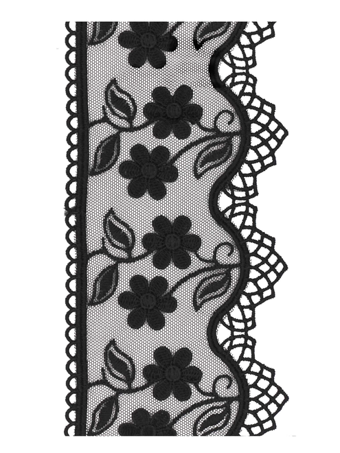 Cotton embroidered tulle | AyB Hislabor