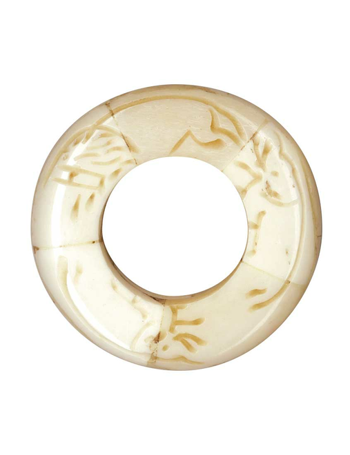 Aro hueso labrado 60mm | AyB Hislabor