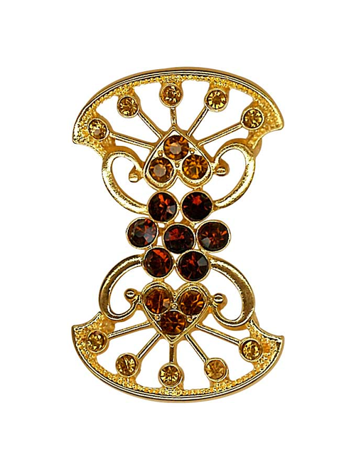 Broche Metal Strass Crist | AyB Hislabor