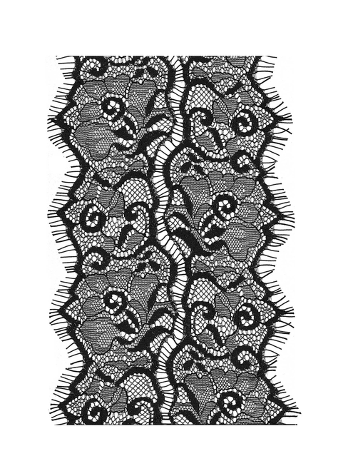 Eyelash lace (Pc. 2,7m) | AyB Hislabor