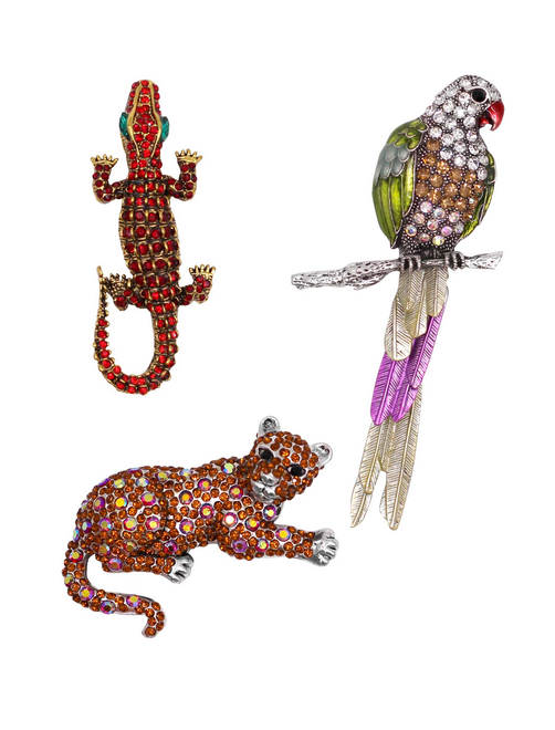 Broche pedrería animal | AyB Hislabor