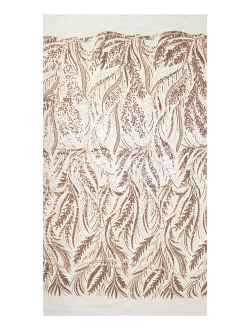 Tejido tul bordado lentej | AyB Hislabor